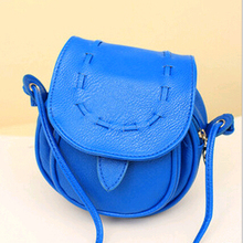 Women Messenger Bags Candy Color Cross Body Bags Casual Mini Sling PU Ladies Bag Small Mini