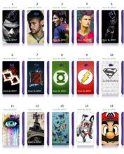 hot new hybrid neymar messi ronaldo sports star white hard back cover cases for sony xperia m2 s50h + free shipping