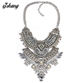 Collares ZA Necklaces Pendant Owl Jewelry Steampunk Maxi Chunky Choker Necklace Gold Silver Collier Femme Boho