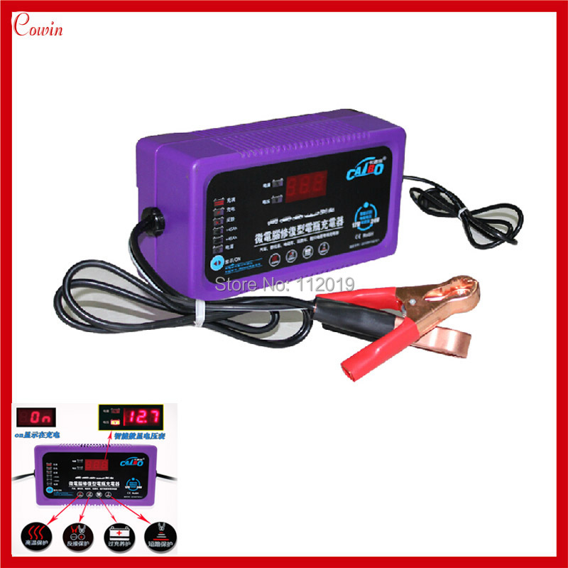 ) Battery Charger Smart Repair Automatic Lead acid Agm Gel Battery 