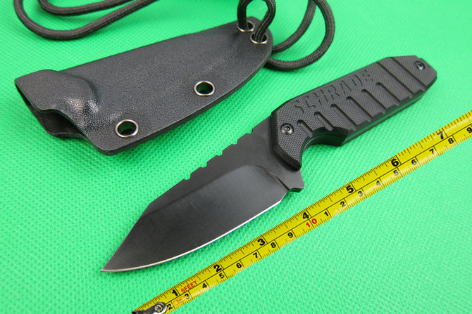 NEW Schrader SCHF16 small straight hunting knifes 57HRC G10 handle straight knife tactical knife camping survival