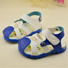 Summer New Selling Top Quality Hollow boys PU Light baby Kids shoes 11.5-13.5CM Z&L201