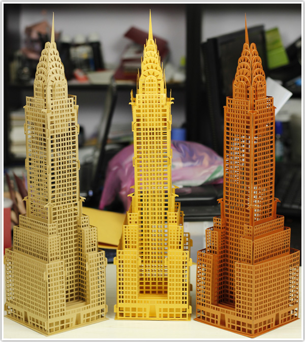 Chrysler building paper model #3