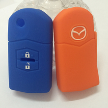 Silicone Key Cases Cover Fit For Mazda 3 Mazda 2 Mazda 6 2003 2004 2005 2006