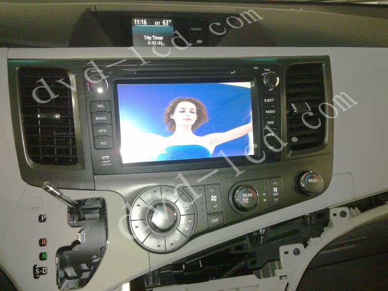 car dvd player for toyota sienna #5