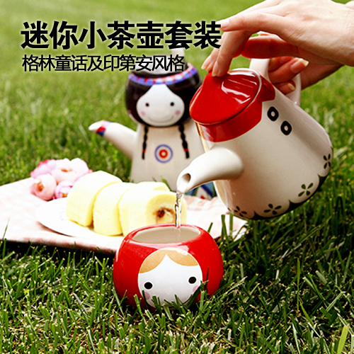 Coffee Tea Sets creative gifts cute cartoon Teapot Set girlfriends practical gift to send girls cute