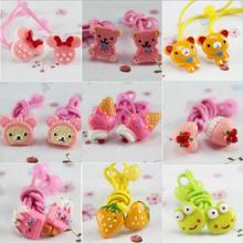 2015 Baby girl’s styling tool More cartoon elastic hiar bands headwear hair accessories for women kids make they cute lovely