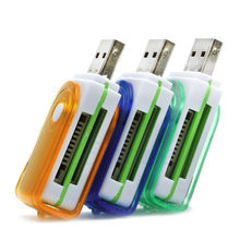 All in 1 USB Stick Memory Card Reader Adapter For M2 SD SDHC Mini SD TF Card POP