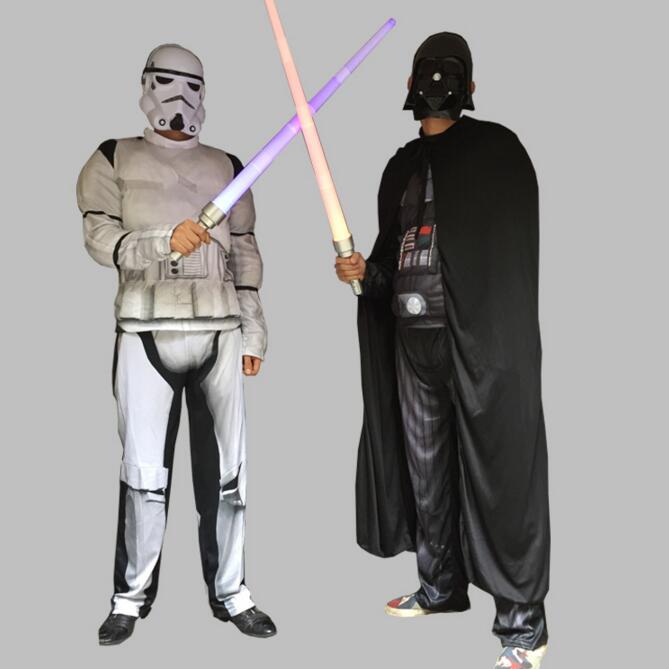 Stormtrooper Costume Star Wars Kylo Ren Stormtrooper Adult Kids Child Cosplay Costume Including Robe/Cloak Helmet/Mask Sword