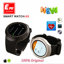 2016 Smart Watch 3G X3 ROM 4G RAM 512MB Android 4 4 WCDMA GPS SIM SmartWatch