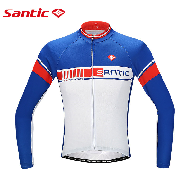 Buy Santic Brand Cycling Jersey Long Sleeve Men Bike Jersey Breathable Anti