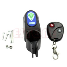 Free Shipping Motor Bicycle Bike Cycling Security Alarm Sound Vibration Code Moped Lock Black