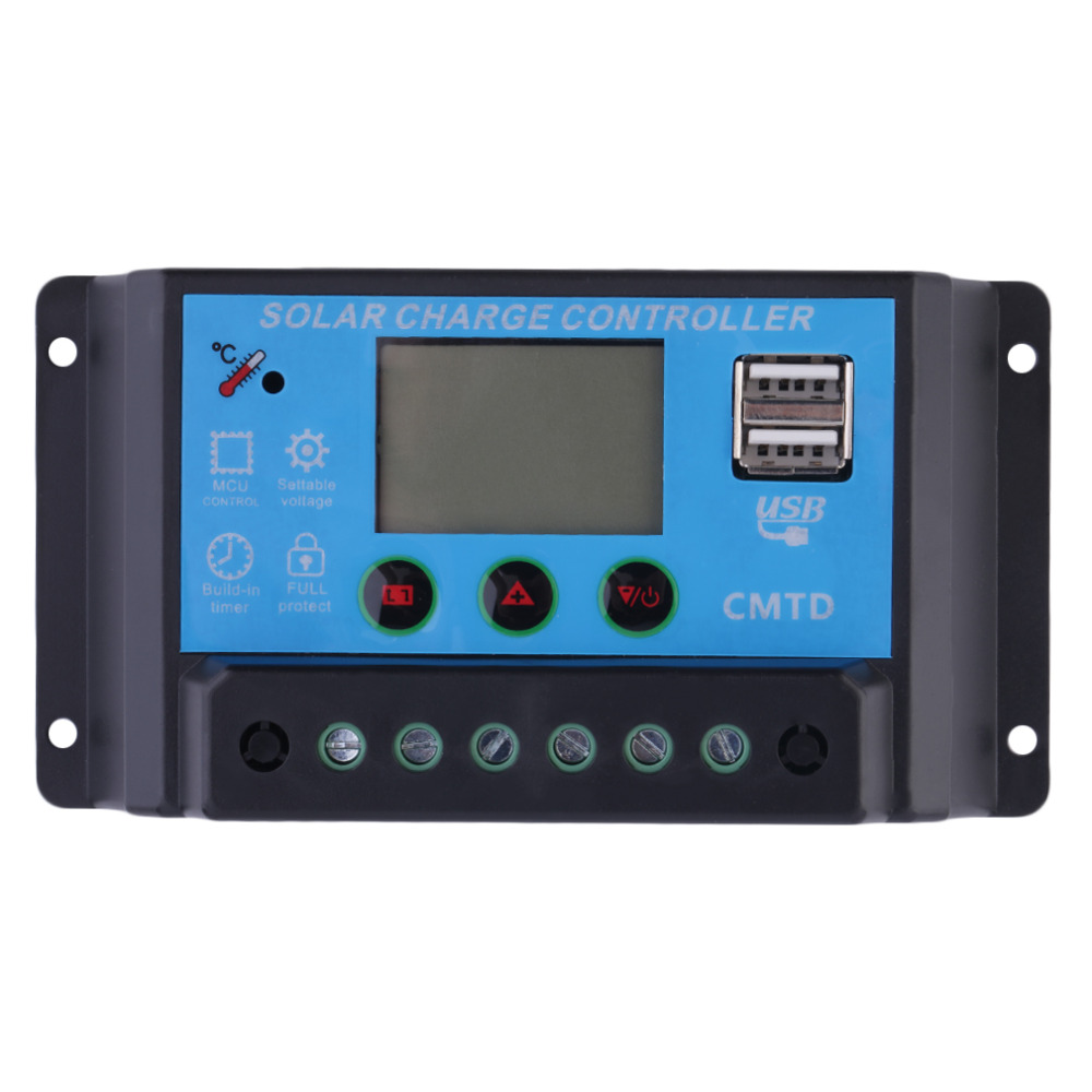 USB Solar charge controller 20A With Dual USB Output 12V 24V auto work LCD Dispaly PWM Solar regulator Max 480W Input Top Sale USB Solar charge controller 20A With Dual USB Output 12V 24V auto work LCD Dispaly PWM Solar regulator Max 480W Input Top Sale