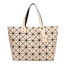 2016 New Bao bao women pearl bag Diamond Lattice Tote geometry Quilted shoulder bag sac bags