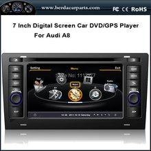 7″Car DVD Audio Video Player For Audi A8 S8 1994-2003 With GPS Radio Bluetooth TV (option) Ipod