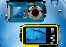 Dual Screen W8D Waterproof Camera 10M 16XZoom Underwater Shockproof Digital Camera 2.7inch LCD DisplayCameras