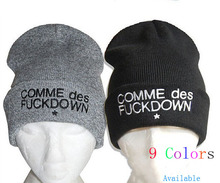 SSUR COMME DES FUCKDOWN Bone Cap Men Hat Beanie Knitted Winter Hats For Women Caps Winter Gorro(China (Mainland))