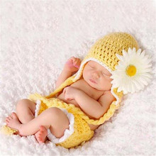Newborn Baby Girls Boys Crochet Knit Costume Photo Photography Prop Outfits newborn fotografia clothes and accessories