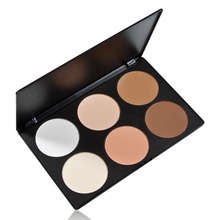 Professional 6 Color Pressed Powder Palette Nude Makeup Contour Cosmetic No Shipping Fee for Most Area DHL EMS hv5n