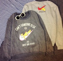 Top Quality 2015 New Casual Cotton Cashmere Sweatshirt Fashion Harajuku Girl Women Sweatshirt Moleton Feminino Hoodies Plus Size