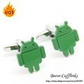 Personalised Android Cufflinks For Men Brand Grenn French Shirt Cuff Links Wedding Groom Gift Free Shipping