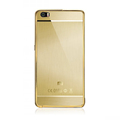 R JUST Luxury New Style Aluminum Metal 5 7 Inch Brushed gold Frame Mobile Phone Cover
