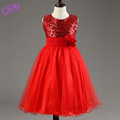 Flower Girl Petals dress children bridesmaid toddler elegant dress pageant wedding bridal dress Q29