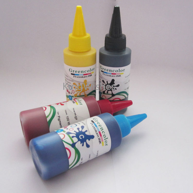 Free Shipping 100ML x 4PCS T1431-T1434 Pigment Ink For Epson ME Office 960FWD 900WD 940FW 82WD 85ND Printer