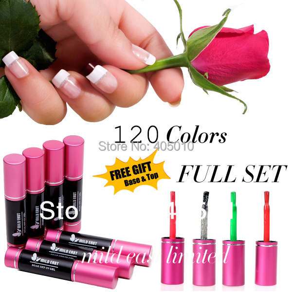 Soak Off gel nail polish 120 Fashion Colors for choice shellac nail polish GM042