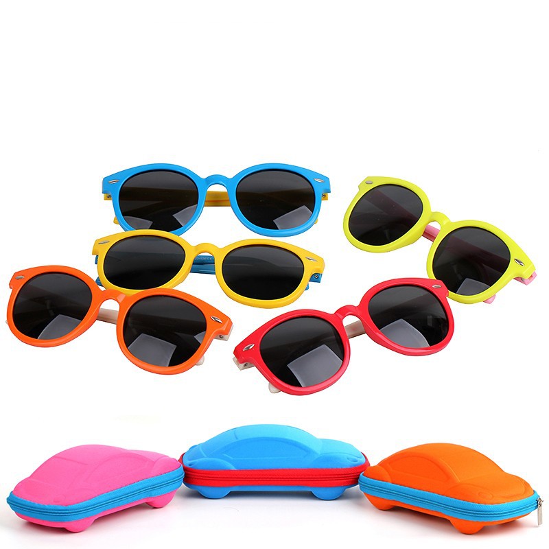 New arrival 2015 Child polarized Boy girls Sunglasses Super-soft materials anti-uv glasses 2