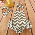 Infant Girls Photography Prop Bow Headband With Wavy Dress Baby Dress Girl Summer Tutu Dress Toddler