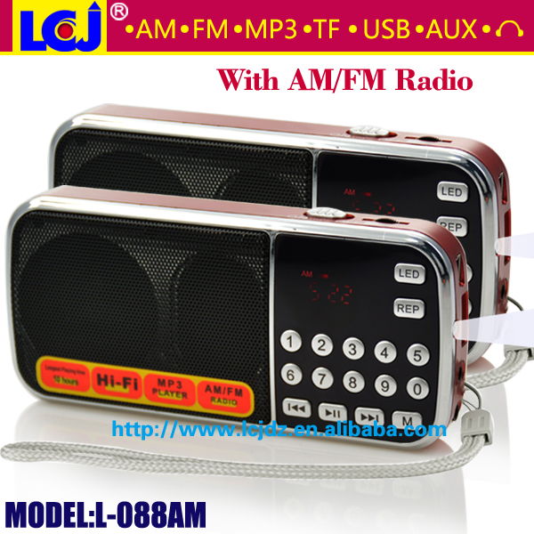 L-088am     mini   AM fm-  USB  TF  SD 