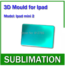 Solid Aluminium Alloy 3D Sublimation Phone case Mould for I pad mini 2, heat press mould free shipping