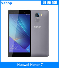 Original Huawei Honor 7 Hisilicon Kirin 935 Octa Core 5.2 inch RAM 3GB ROM 16GB Smartphone 4G LTE OTG Android 5.0 Fingerprint