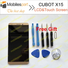 CUBOT X15 LCD Screen Gold 100% Original LCD Display +Touch Screen For CUBOT X15 Smartphone in Stock Free Shipping