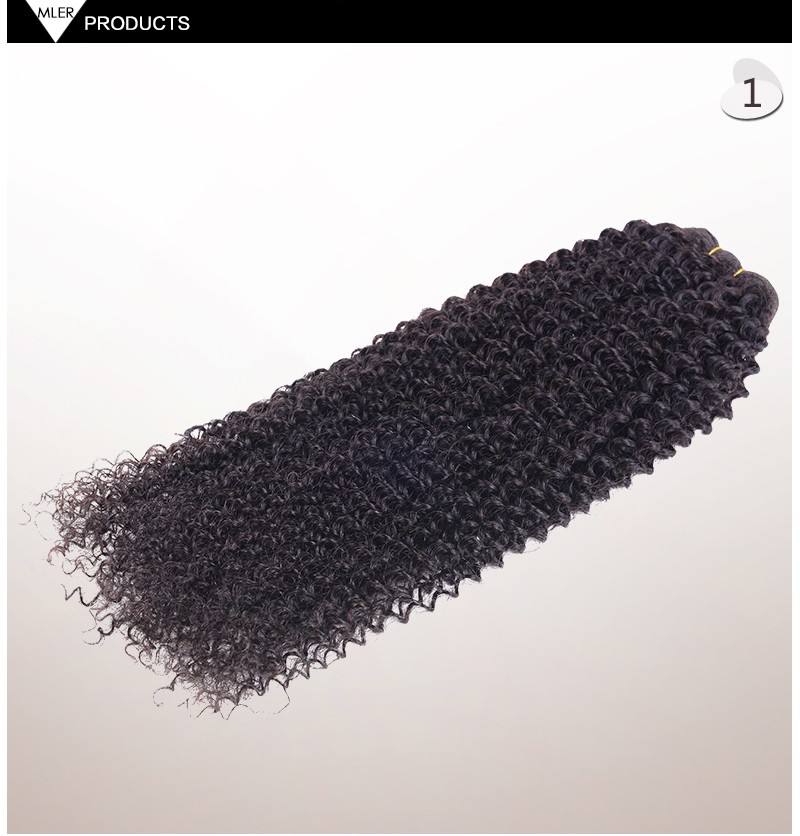 3 Bundles/lot 150g Unprocessed Virgin Peruvian Kinky curly Human Hair Extension