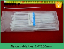 Hot Sale Self Locking Nylon Cable Tie MKCT 3 6 200 Factory Direct 100Pcs Bag