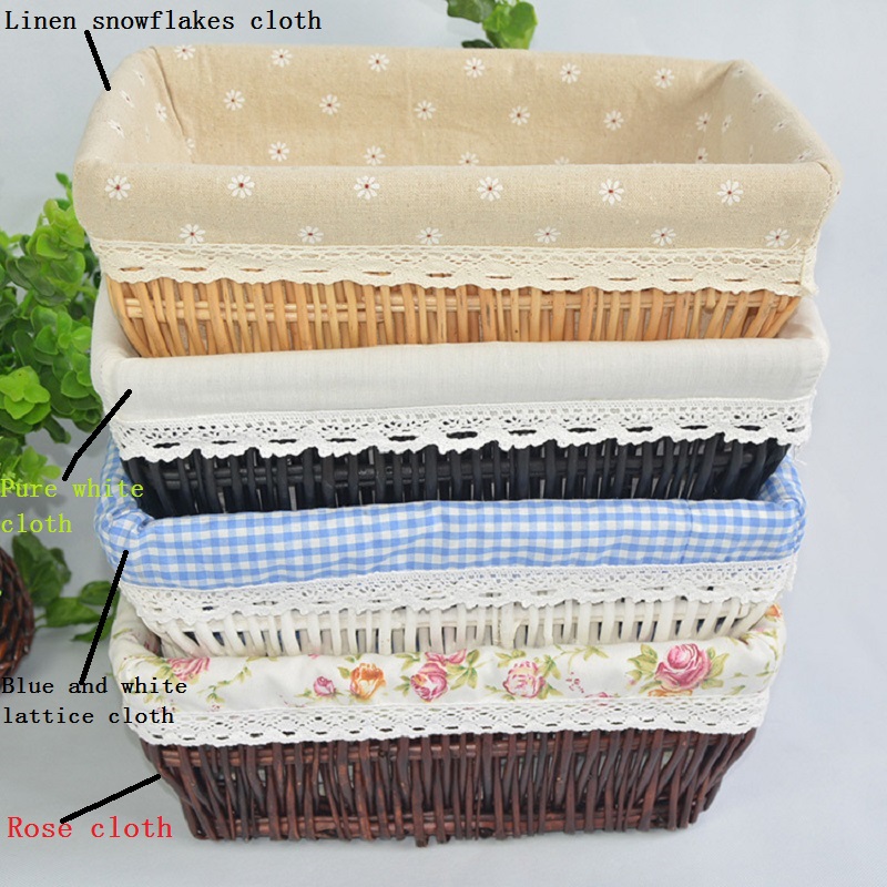 Compra cestas de mimbre decoración online al por mayor de China