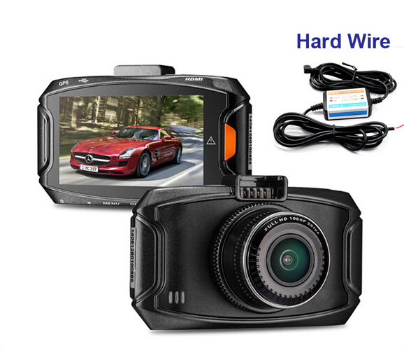 Free Shipping!! Original GS90C Ambarella A7LA70 5MP FHD Car Dash Camera GPS DVR 2.7inch G-sensor  +Hard Wire
