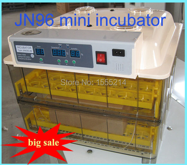 Top selling JN-96 automatic mini chicken egg incubator for sale