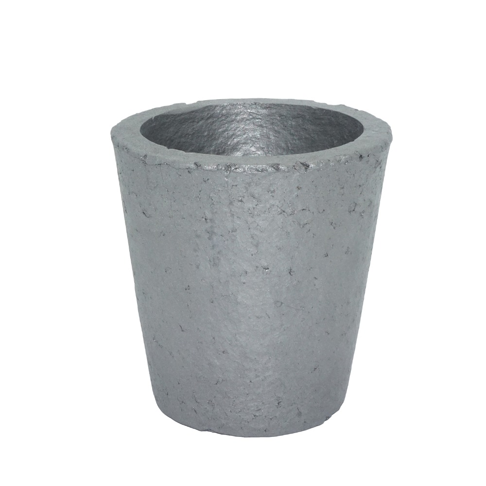 Graphite Crucible Cup Propane Torch Melting Gold Silver Copper Metal AL v ov