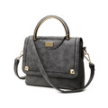 Women Fashion Shoulder Bag Retro Small Bag Semicircular Handles Rivets Flap Bag Solid Color Handbag Designer