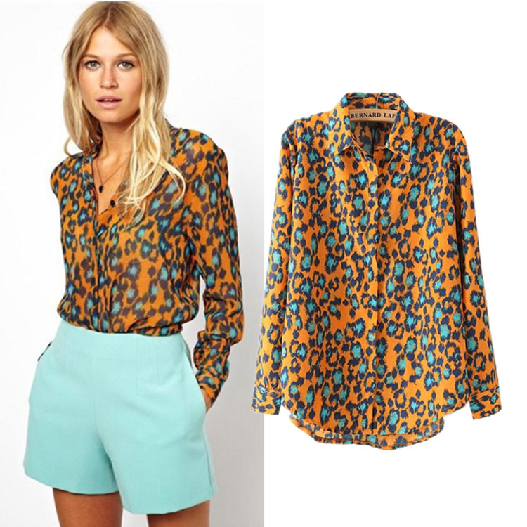     leopardo  elegantes blusas       marca 