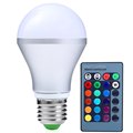 Colors Changing E27 3W 300LM LED Light Bulb Dimmable RGB Light with IR Remote 85 265V