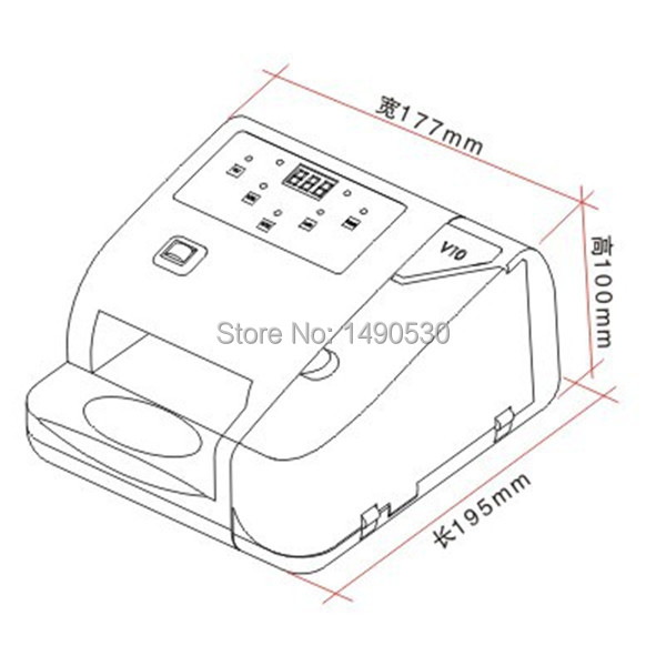 Image result for mini portable handy bill counter v10