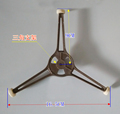 Free Shipping Microwave Oven Brown Plastic Triangle Shaped Tray Support Galanz Microwave Parts for 24 5cm
