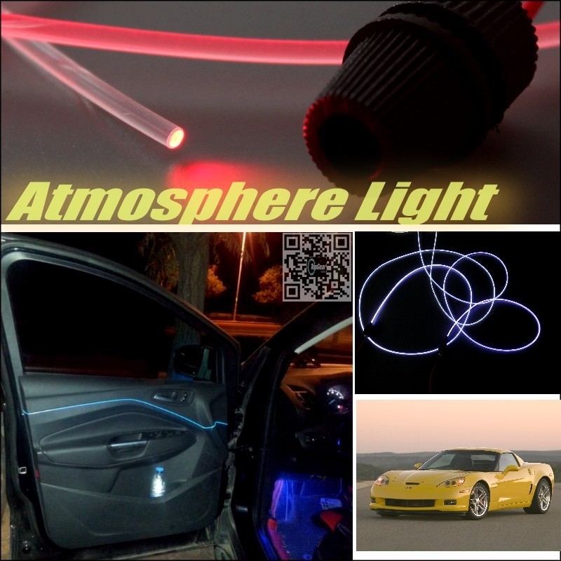 Car Atmosphere Light Fiber Optic Band For Chevrolet Corvette Furiosa Interior Refit No Dizzling Cab Inside DIY Air light