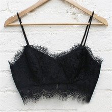 Sexy Women tank Lace Floral Unpadded Bralette Bralet Bra Bustier Crop Top Cami Tank