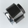 Free shipping Hot Car Air Intake Filter Fresh Clean Air Carbon Fiber Black Cylinder Protector S