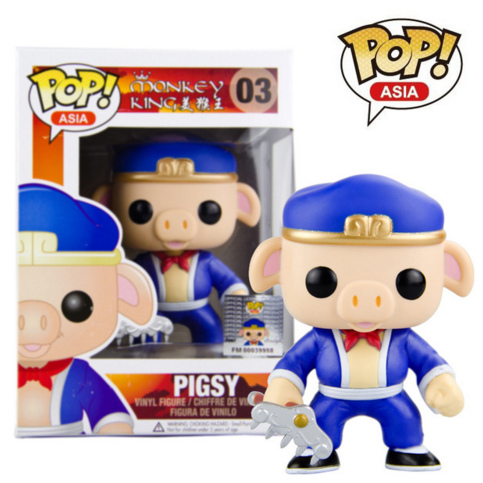 Funko pop Official Asia Journey to the West Monkey King - Pigsy Figure Collectible Vinyl Figure Model Toy with Original box